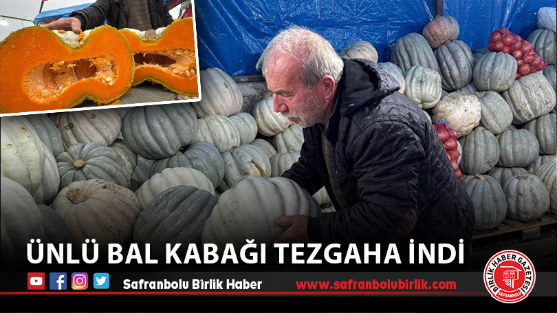 Ünlü bal kabağı tezgaha indi