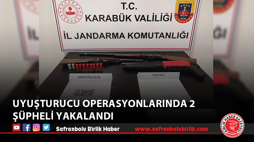 Uyuşturucu operasyonlarında 2 şüpheli yakalandı