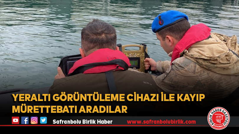 Yeraltı görüntüleme cihazı ile kayıp mürettebatı aradılar