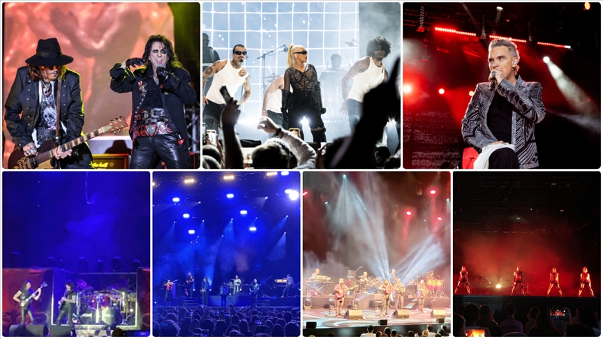 Türkiye 2023’te dünyaca ünlü sanatçıların konserlerine ev sahipliği yaptı