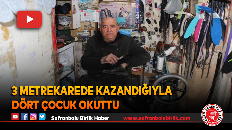 3 metrekarede kazandığıyla dört çocuk okuttu