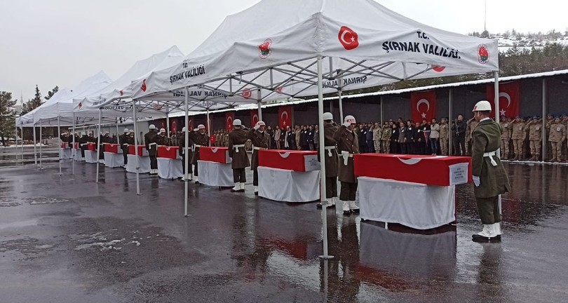 Pençe-Kilit şehitleri memleketlerine uğurlandı