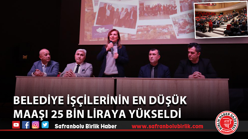 Belediye işçilerinin en düşük maaşı 25 bin liraya yükseldi