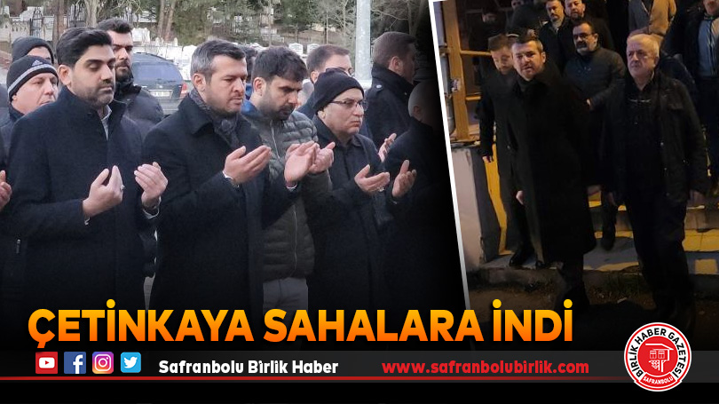 Çetinkaya Sahalara İndi