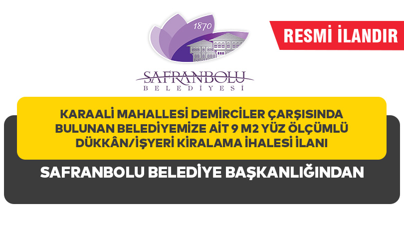 SAFRANBOLU BELEDİYE BAŞKANLIĞINDAN