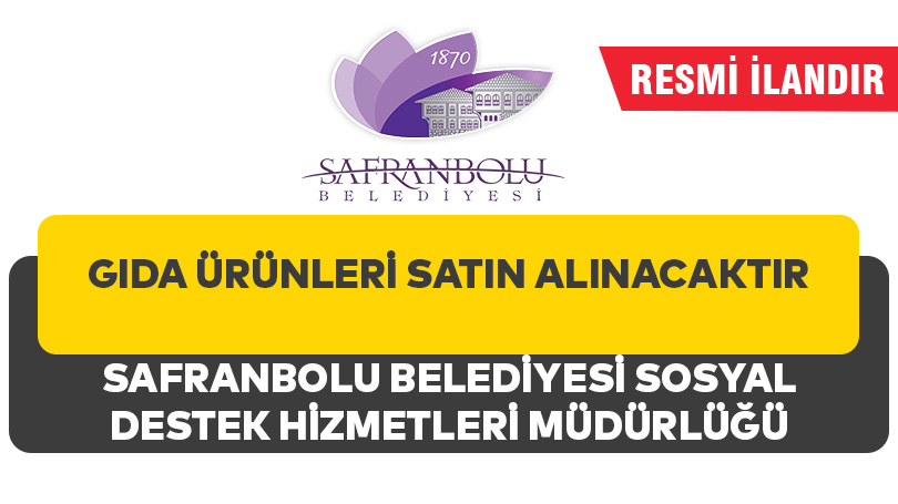 GIDA ÜRÜNLERİ SATIN ALINACAKTIR