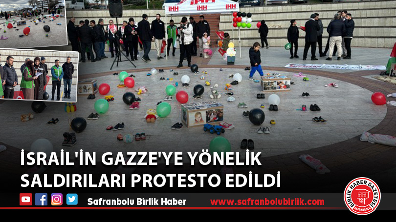 İsrail’in Gazze’ye yönelik saldırıları protesto edildi