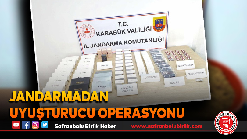 Jandarmadan uyuşturucu operasyonu