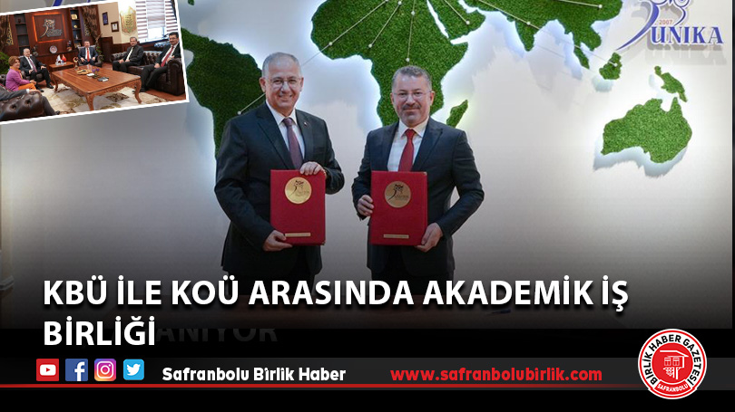 KBÜ ile KOÜ arasında akademik iş birliği