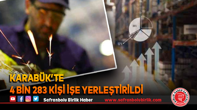Karabük’te 4 bin 283 kişi işe yerleştirildi