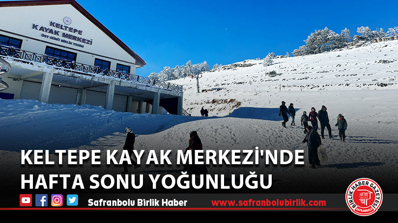 Keltepe Kayak Merkezi’nde hafta sonu yoğunluğu