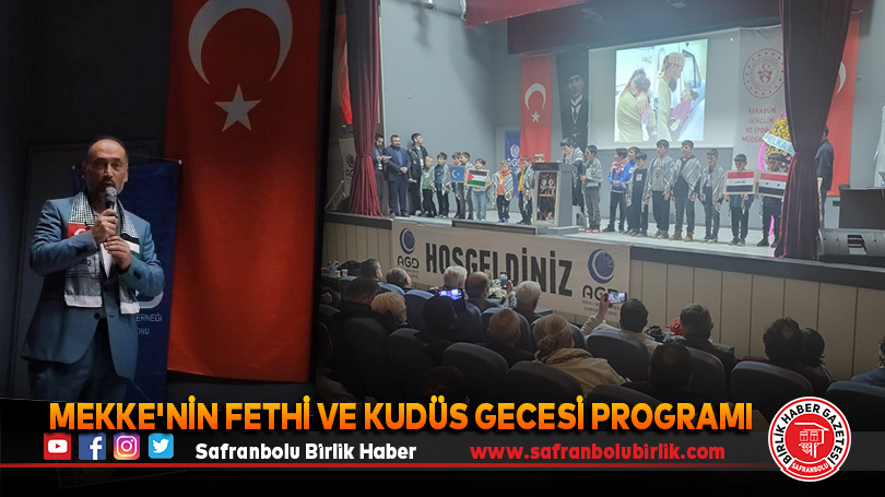 Mekke’nin Fethi ve Kudüs Gecesi programı