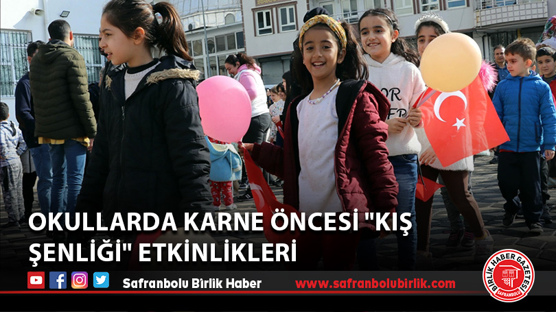 Okullarda karne öncesi “kış şenliği” etkinlikleri