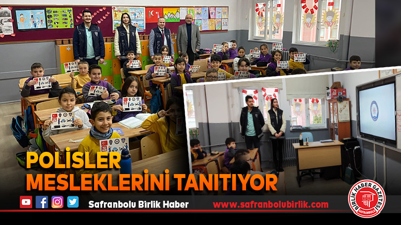 Polisler mesleklerini tanıtıyor