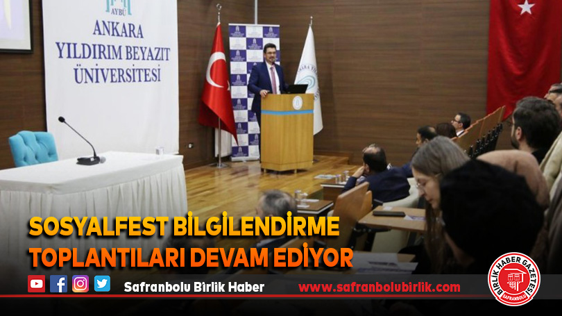 SOSYALFEST bilgilendirme toplantıları devam ediyor