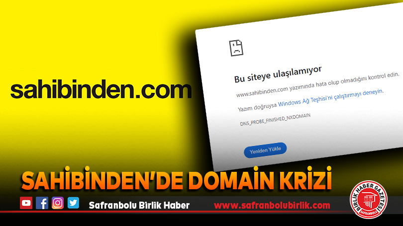 Sahibinden’de domain krizi