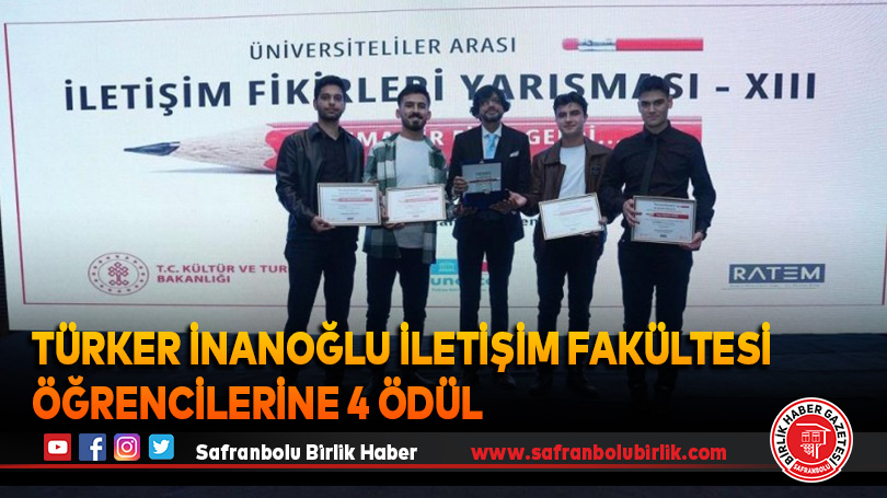 Safranbolu İletişim Fakültesi’ne 4 Ödül