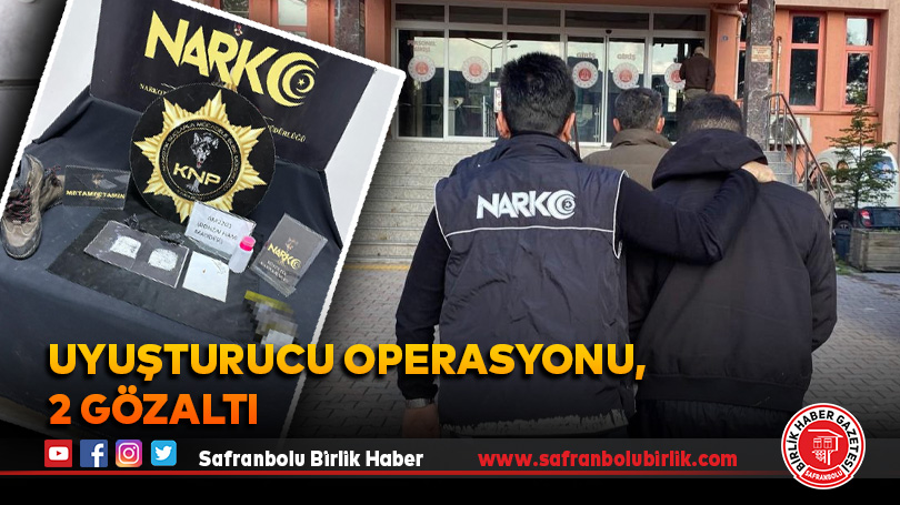 Uyuşturucu operasyonu, 2 gözaltı