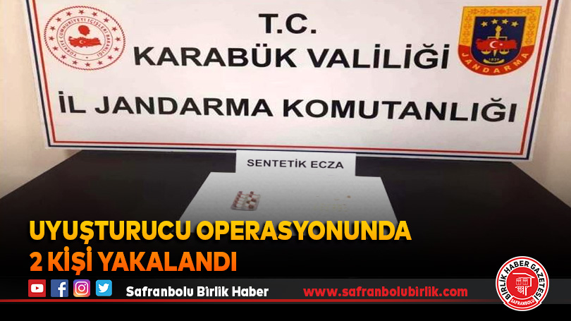 Uyuşturucu operasyonunda 2 kişi yakalandı