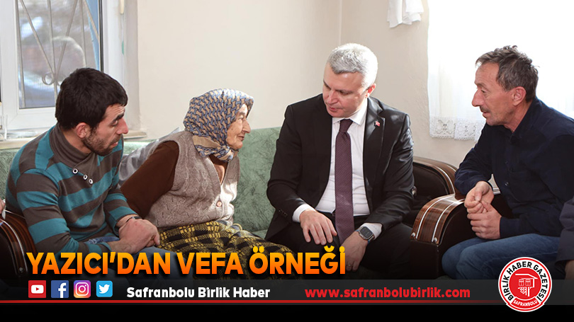 Yazıcı’dan Vefa Örneği