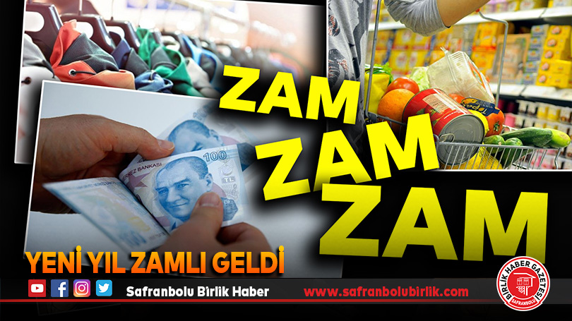 Yeni Yıl Zamlı Geldi