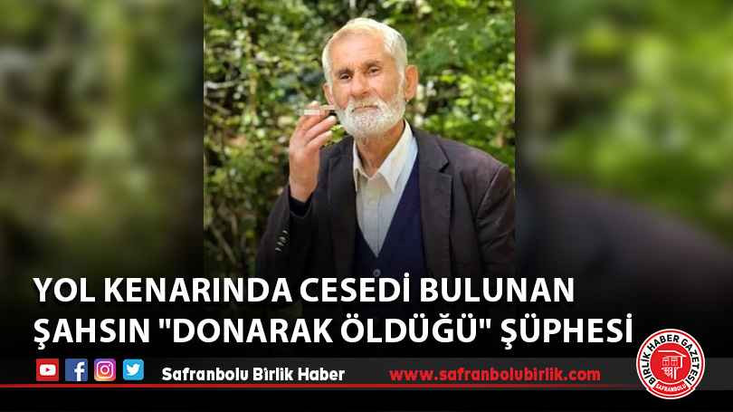 Yol kenarında cesedi bulunan şahsın “donarak öldüğü” şüphesi