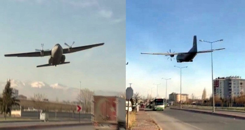 Eğitim uçağı arıza yapınca acil iniş yaptı