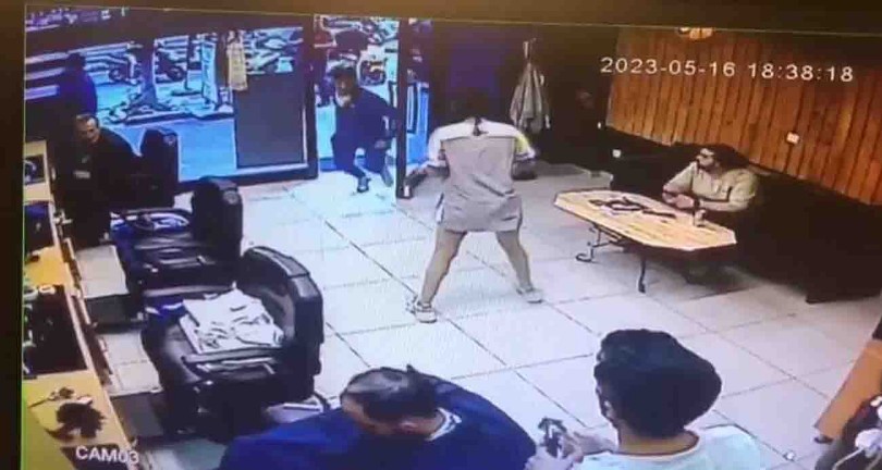 Sevgilisiyle buluşan gence akraba dayağı