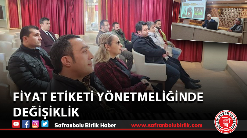 Fiyat Etiketi Yönetmeliğinde Değişiklik