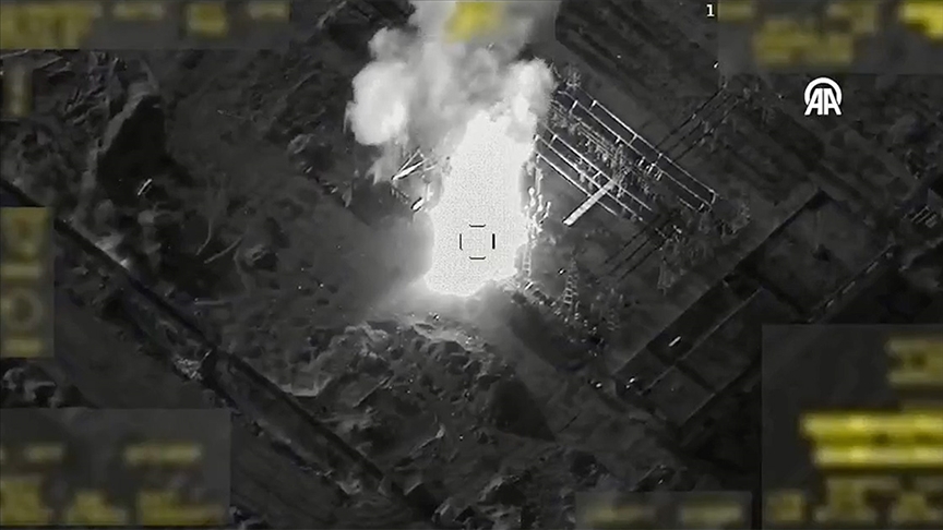 MİT, Suriye’de terör örgütü PKK/YPG’ye ait 23 hedefi imha etti