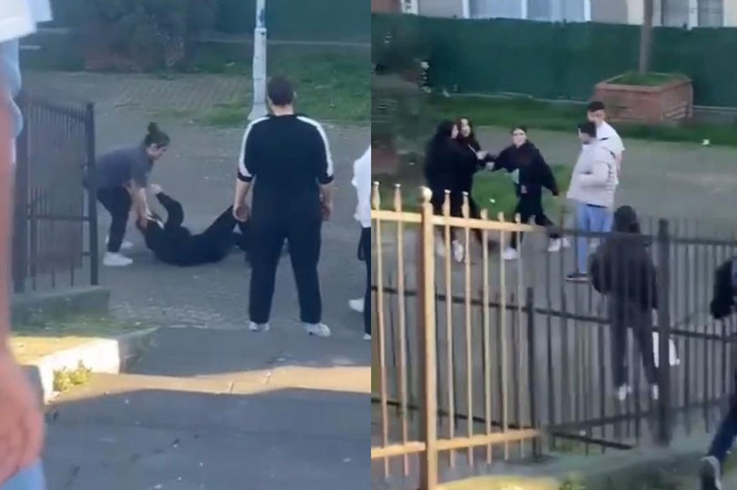 Genç kızların sevgili kavgası