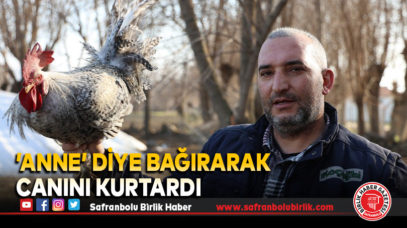 ’Anne’ diye bağırarak canını kurtardı