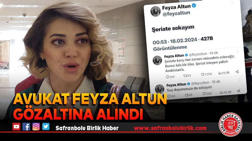 Avukat Feyza Altun gözaltına alındı