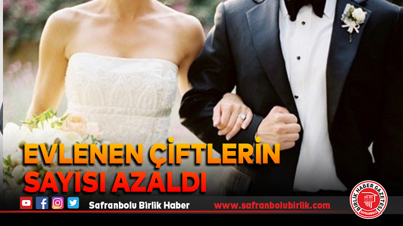 Evlenen çiftlerin sayısı düşüyor