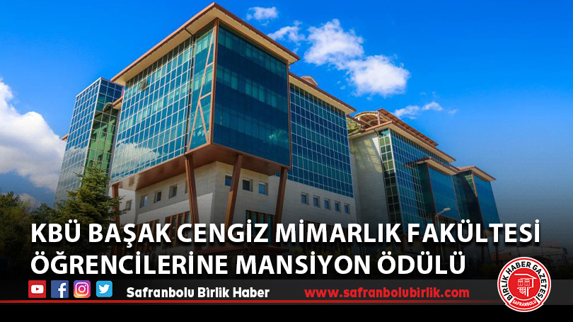 KBÜ Başak Cengiz Mimarlık Fakültesi öğrencilerine mansiyon ödülü