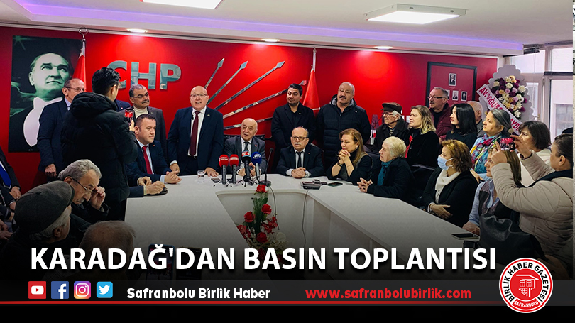  Karadağ’dan basın toplantısı