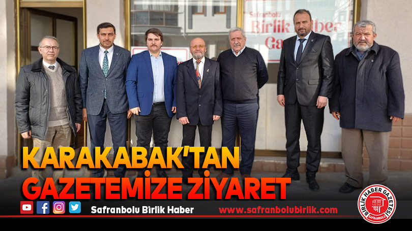 Karakabak’tan gazetemize ziyaret