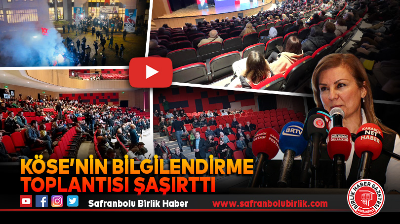 Köse’nin bilgilendirme toplantısı şaşırttı