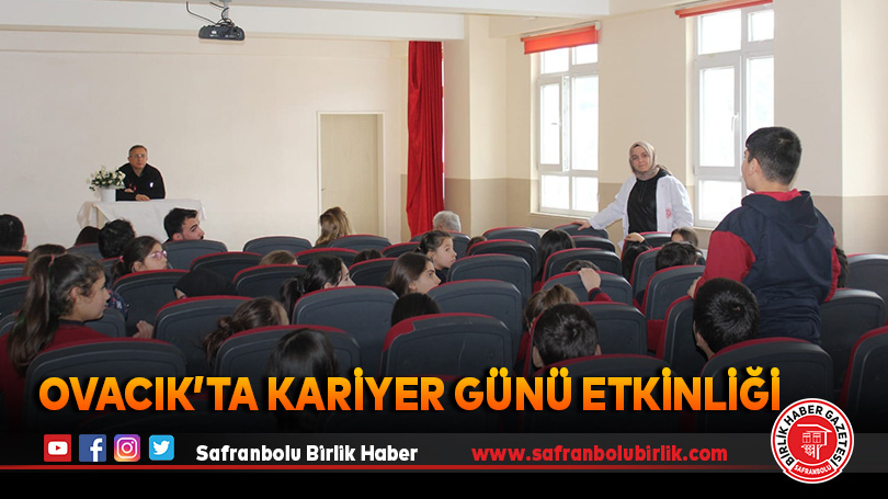 Ovacık’ta Kariyer Günü Etkinliği
