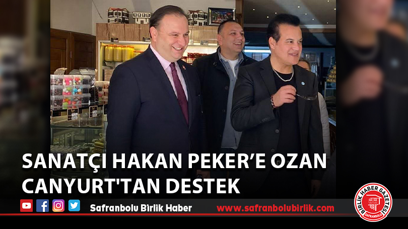 Sanatçı Hakan Peker’e Ozan Canyurt’tan destek