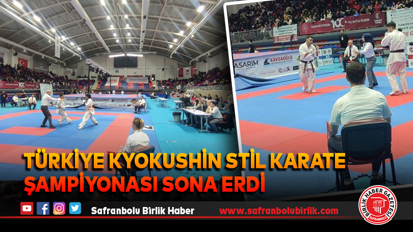 Türkiye Kyokushin Stil Karate Şampiyonası sona erdi