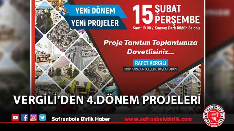 Vergili’den 4.Dönem Projeleri