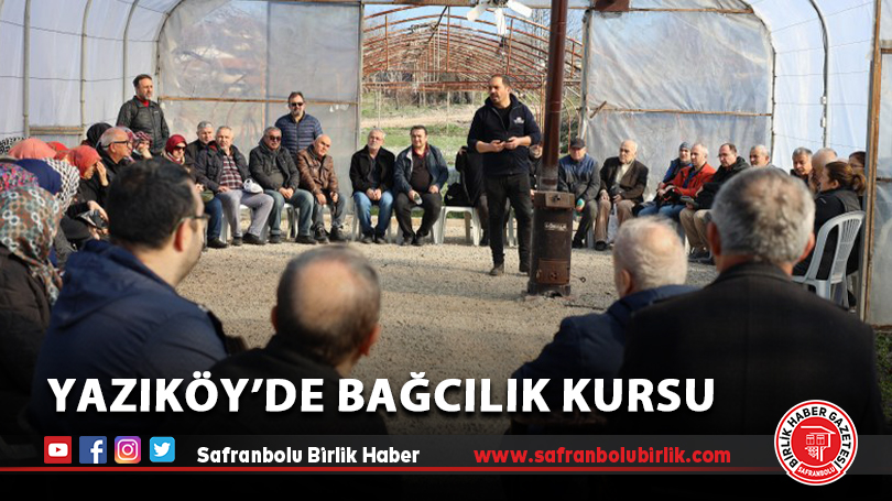 Yazıköy’de Bağcılık Kursu