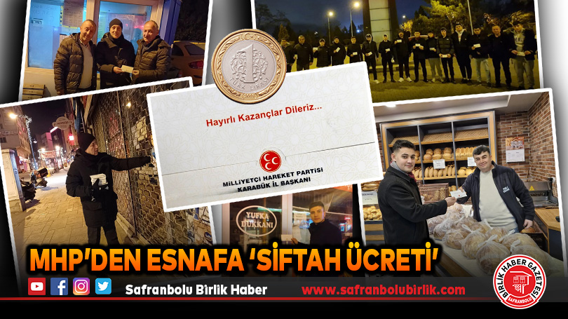 MHP’den esnafa ‘siftah ücreti’