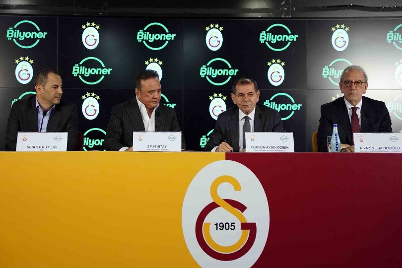 Bilyoner, Galatasaray Futbol A Takımı’nın forma sol kol sponsoru oldu