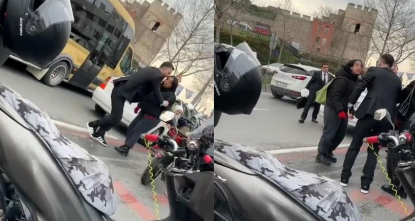 İstanbul’a trafikte “sinyal vermedin” kavgası kamerada: “Senin kemiklerini kırar eline veririm”