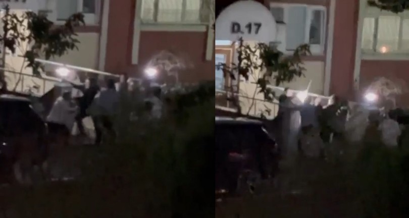 Komşusunun kafasına yerinden söktüğü süs lambasıyla vurdu