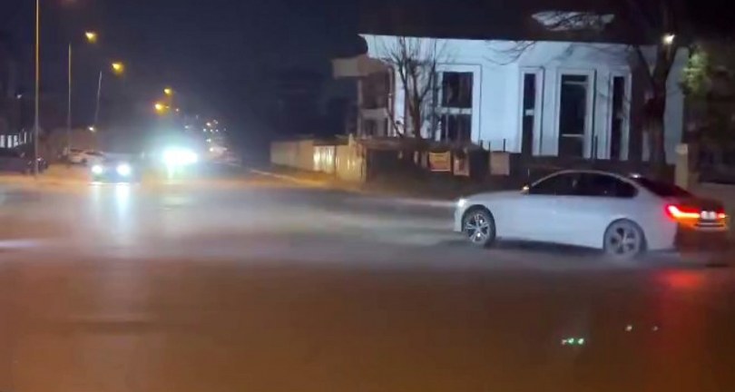 Drift yaptığı görüntüleri sosyal medyadan paylaşan sürücü yakalandı