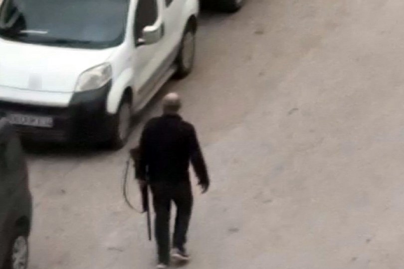 Şehir magandası etrafa dehşet saçtı