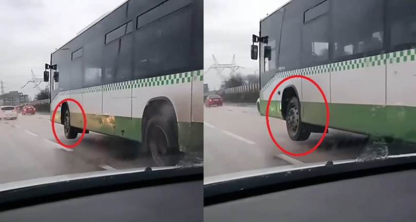 Halk otobüs şoförü tek teker sürdü